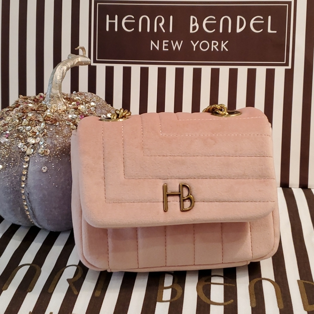 Henri Bendel Pink Quilted Shoulder Bag